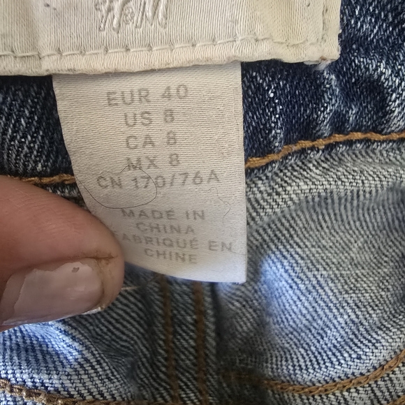 H&M Blue Denim Jeans - Picture 4 of 6
